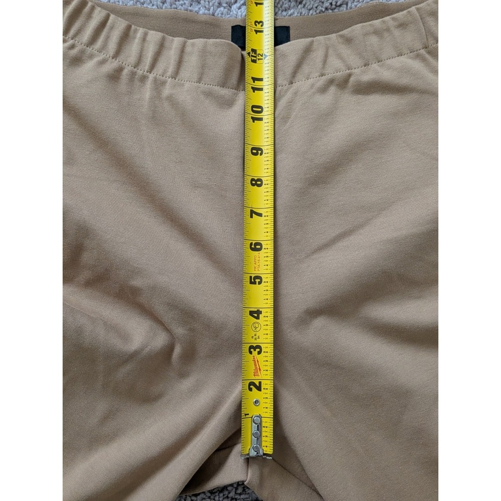 Quince Organic Cotton Double Knit Wide Leg Pants Soft Camel Size Medium NWT - Picture 7 of 10